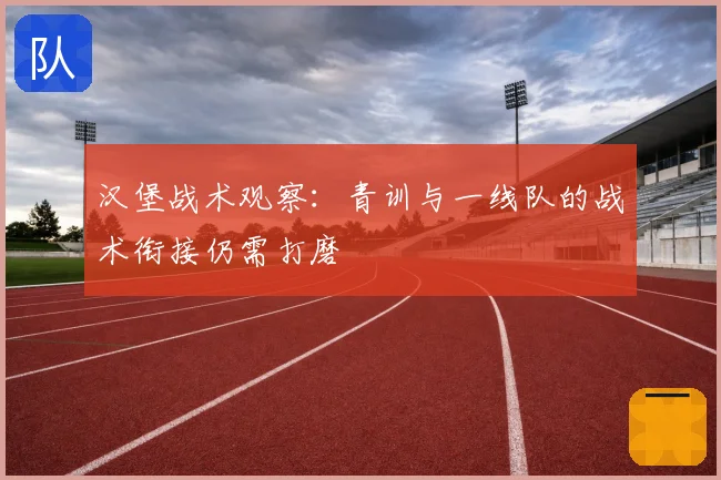 汉堡战术观察：青训与一线队的战术衔接仍需打磨
